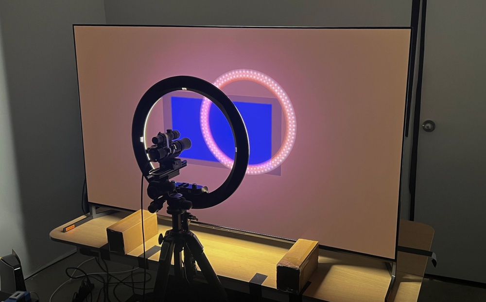 Ambient Color Saturation testing on the Sony A95L OLED