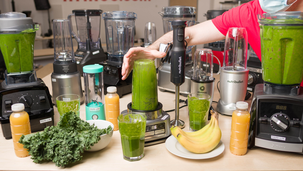 Some of the different blenders we've tested.