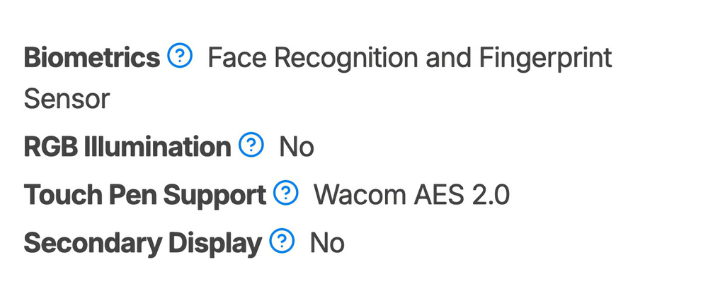 A screenshot of some of our extra features test results.