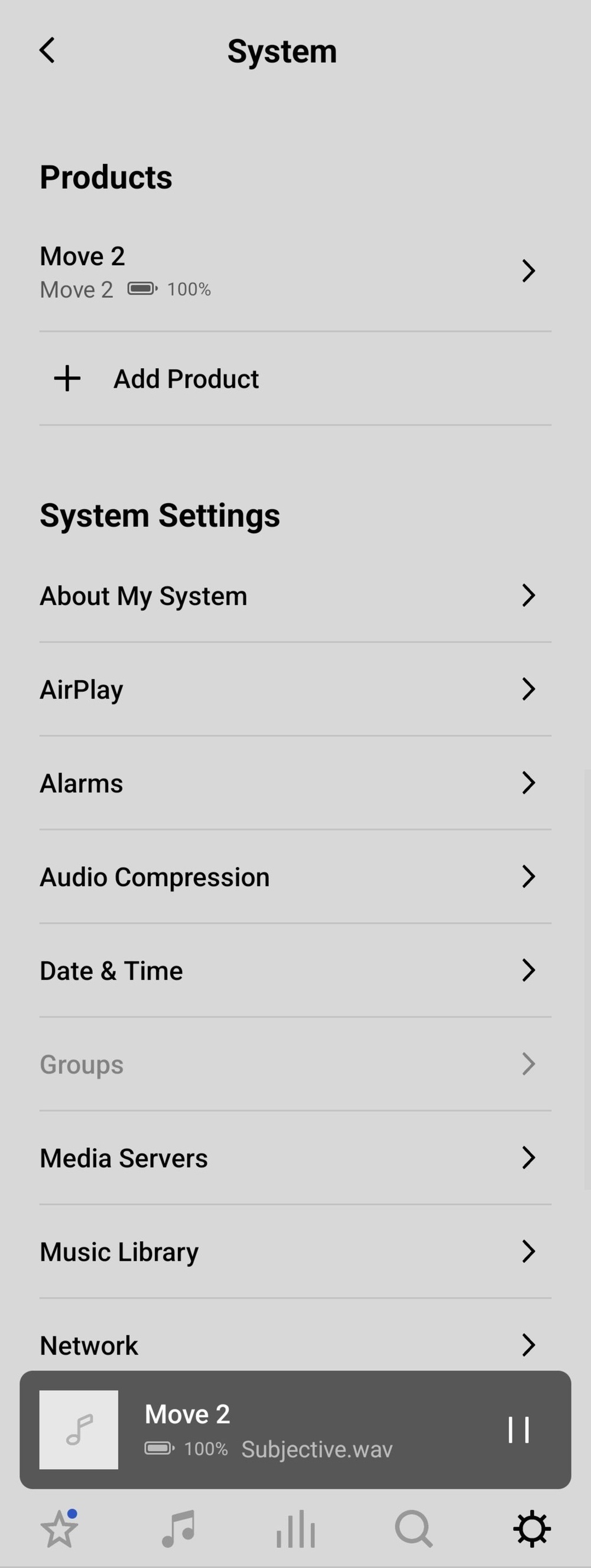 The Sonos S2 app lets you control the Sonos Move 2 and other Sonos devices.