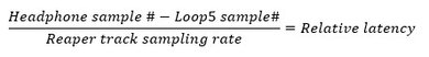 Time formula