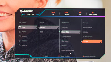 Gigabyte FO27Q3 6 axis color