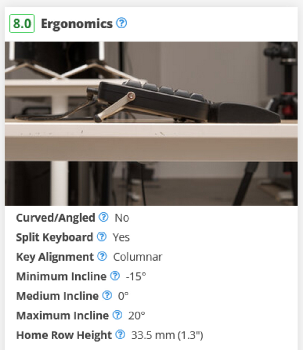 An example of our new Ergonomics test box for the ErgoDox EZ