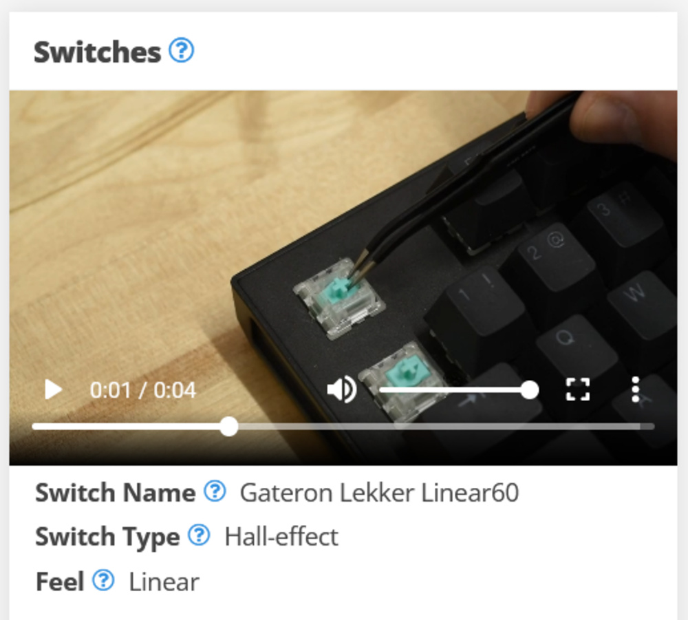 Our new switches test.
