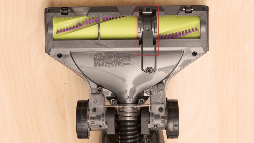 BISSELL Pet Hair Eraser Turbo Plus from underneath