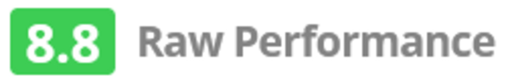 An image of the 8.8 Raw Performance usage score for the Razer Blackwidow V4 Pro