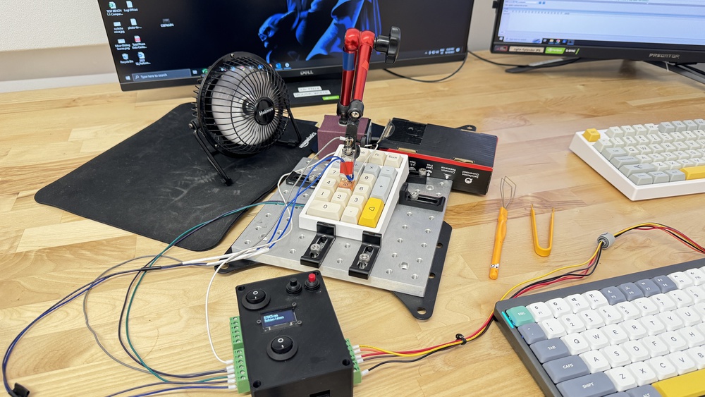 Keyboard switch latency setup