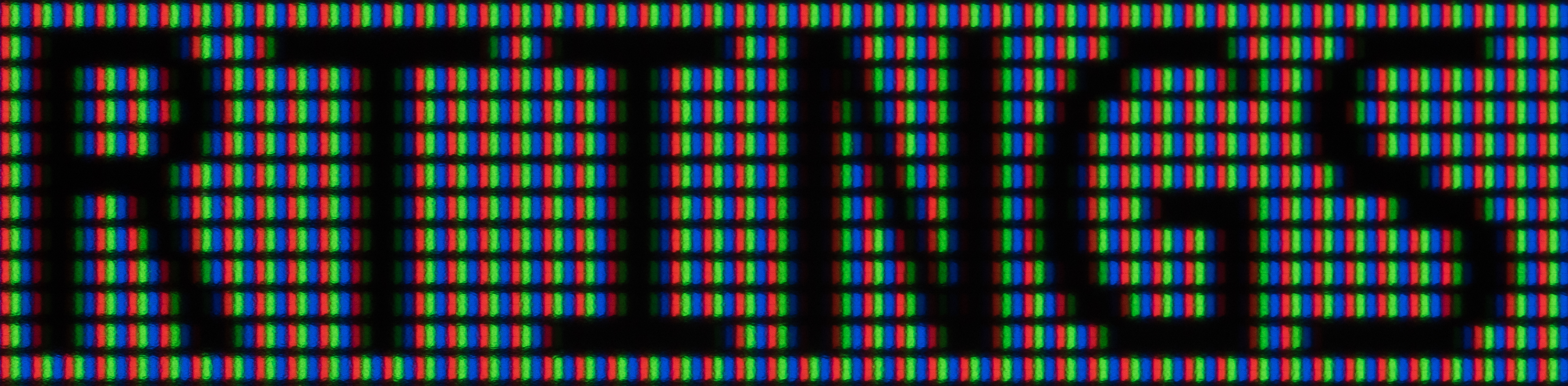 Subpixels with ClearType on for the Dell G2724D - Windows 10