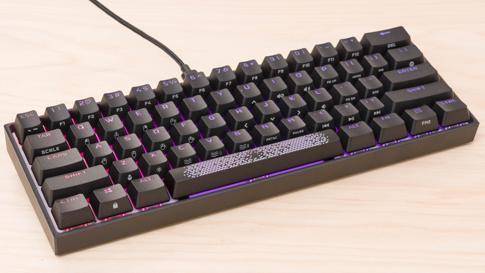 An image of the Corsair K65 RGB MINI