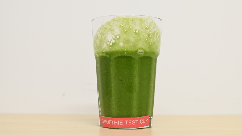 The Vitamix Ascent X5 fibrous ingredients results