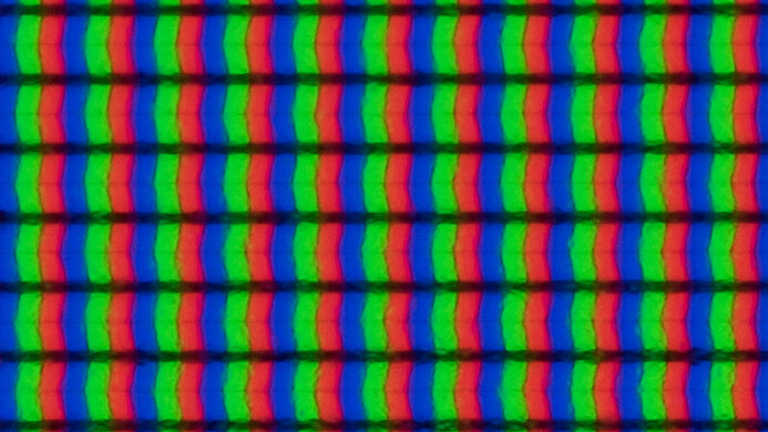 Gigabyte m27Q rev 1.0 BGR subpixel layout